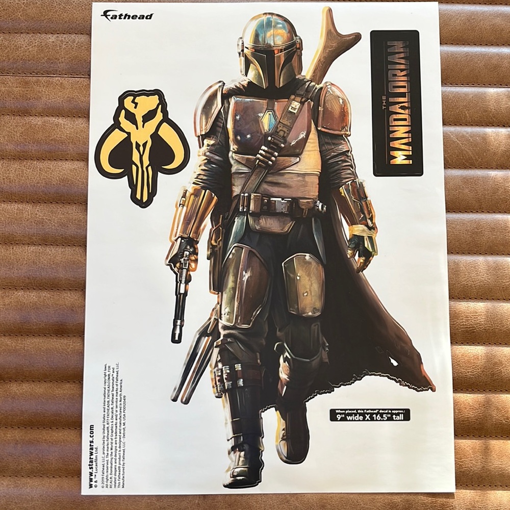 Star Wars Mandalorian Fathead Wall Decals